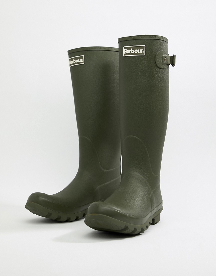 Barbour Bede wellington boots in green