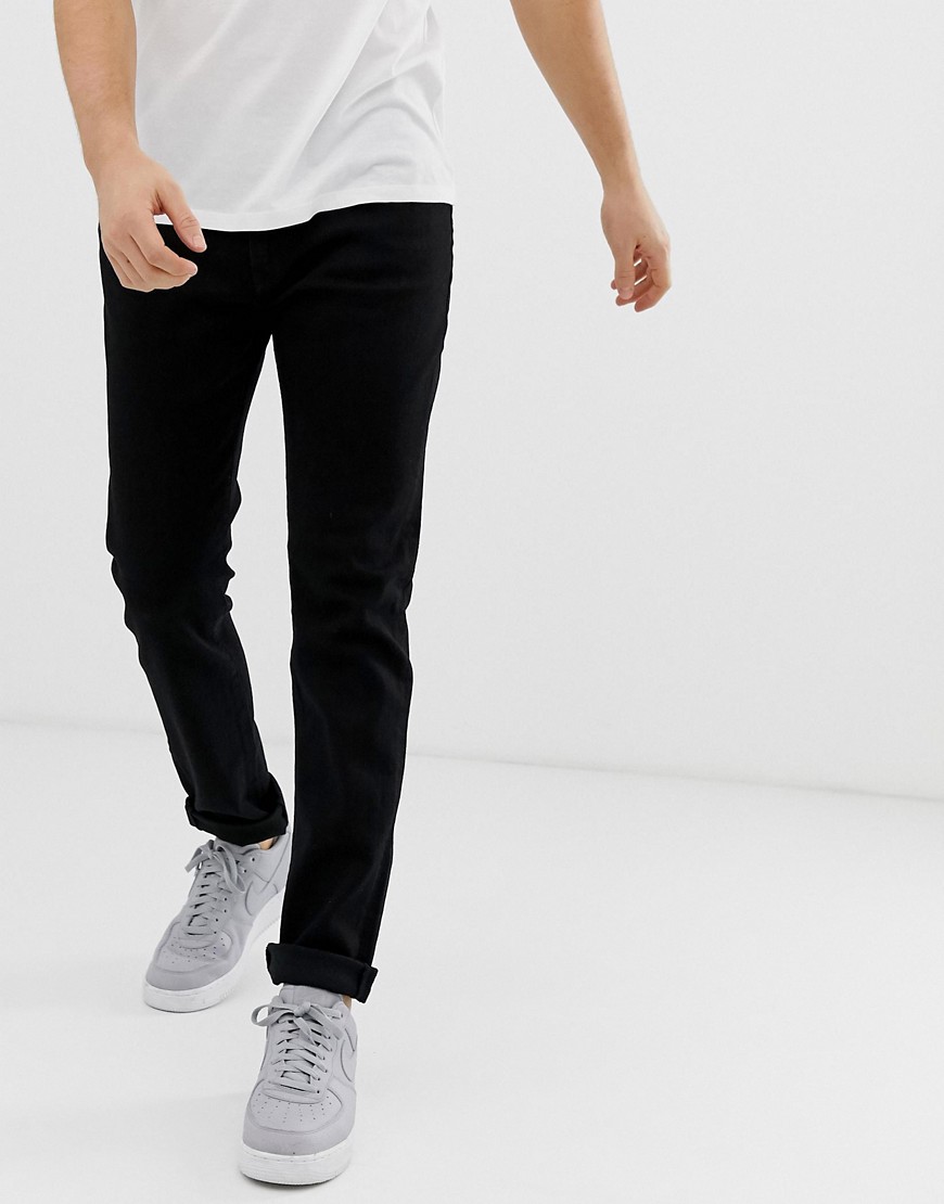 J.Crew Mercantile slim fit stretch jeans in black