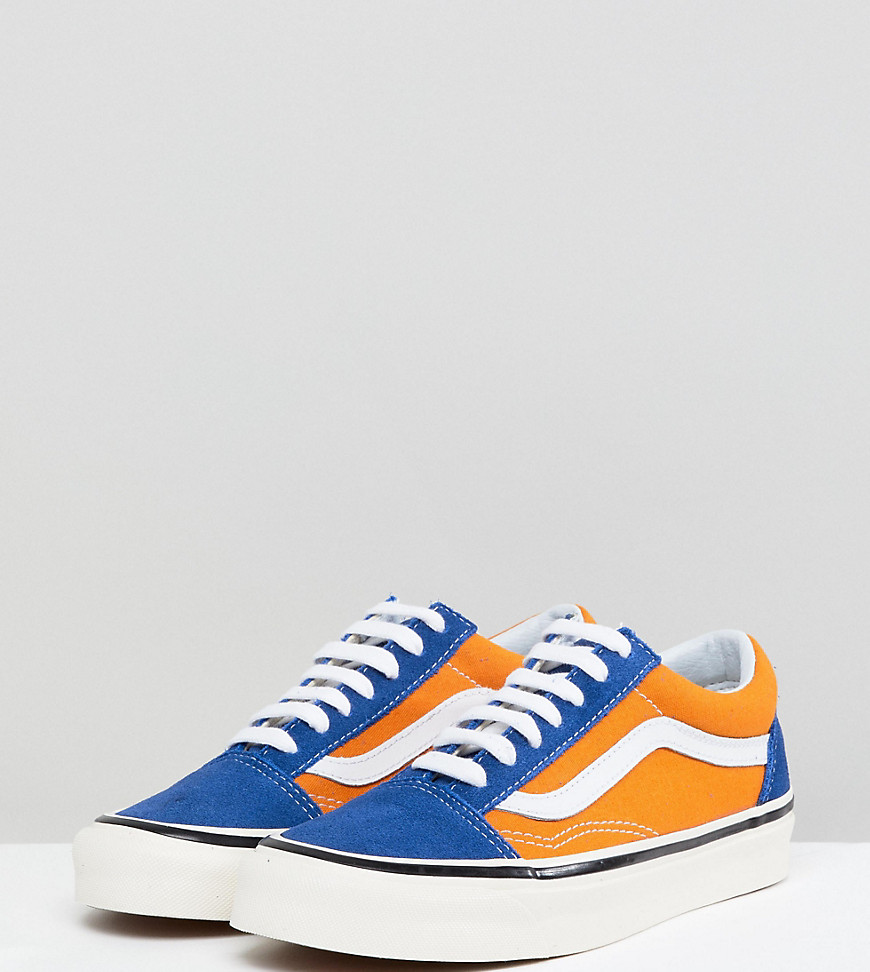 Vans Anaheim Old Skool Trainers In Og Blue And Gold - Blue/gold