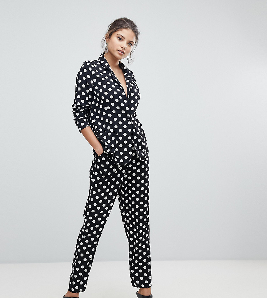 Missguided Polka Dot Cigarette Trousers