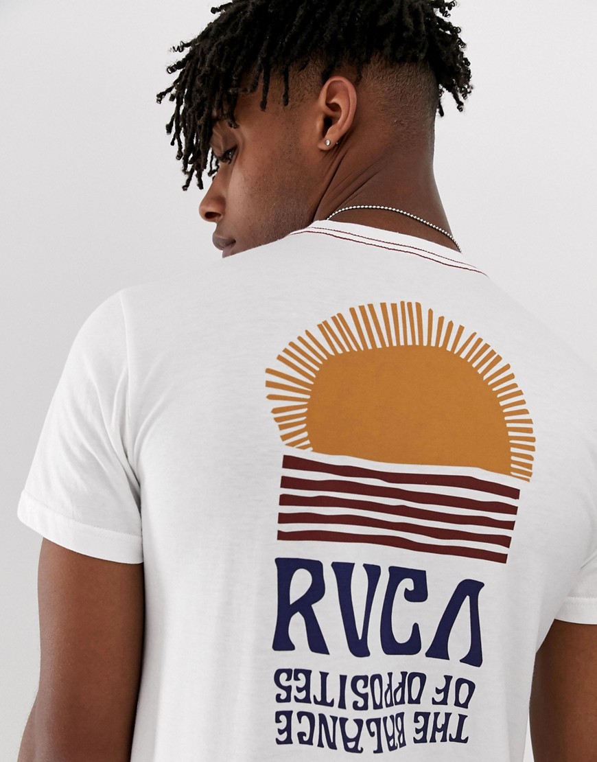 RVCA Daybreak t-shirt in white