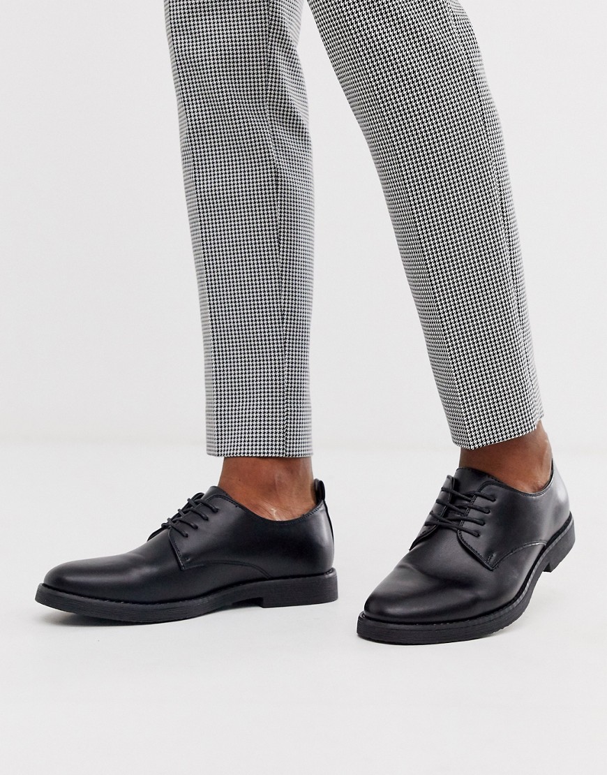 New Look Derby Shoes In Black