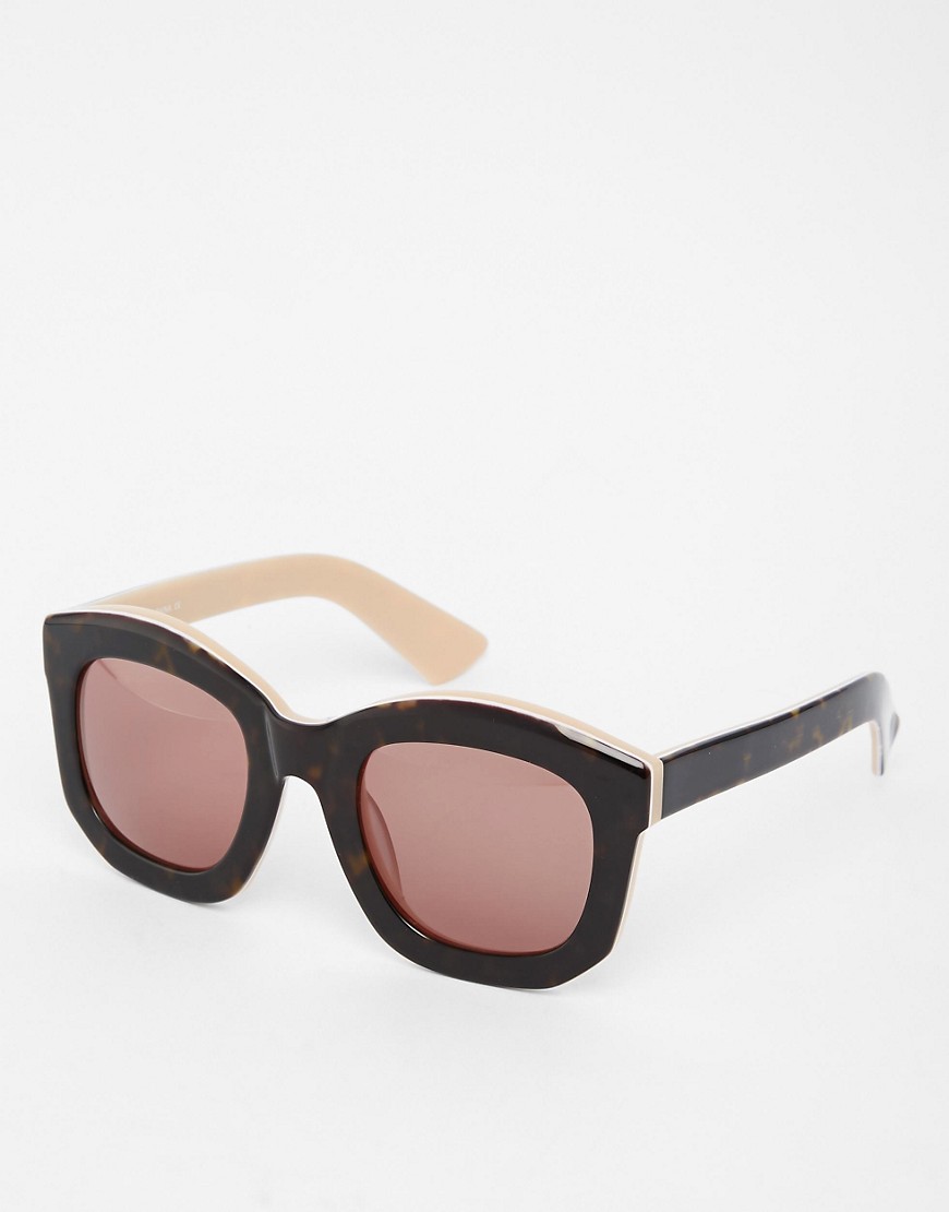 ASOS Handmade Acetate Chunky Retro Sunglasses