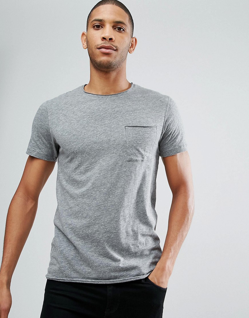 Selected Homme Perfect Melange Pima Cotton T-Shirt - Urban chic