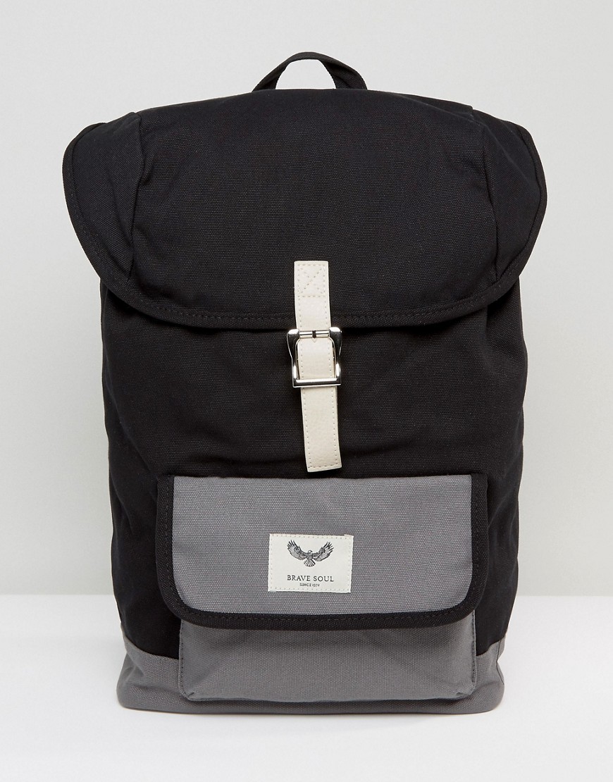 Soul pack. Herschel Retreat Backpack Black. Рюкзак с двумя ремешками черный. Черный рюкзак из плотной ткани с двойным ремешком ASOS.