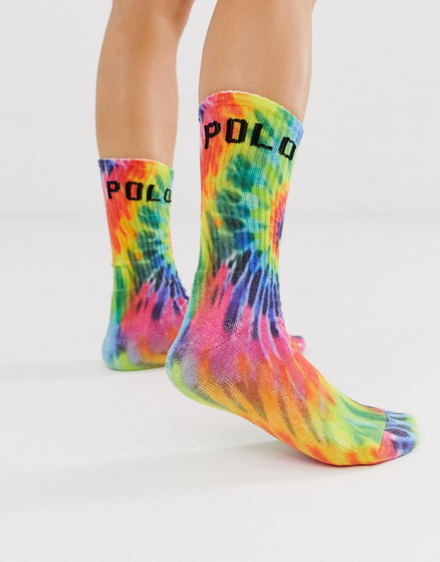 Polo Ralph Lauren tie dye sports socks