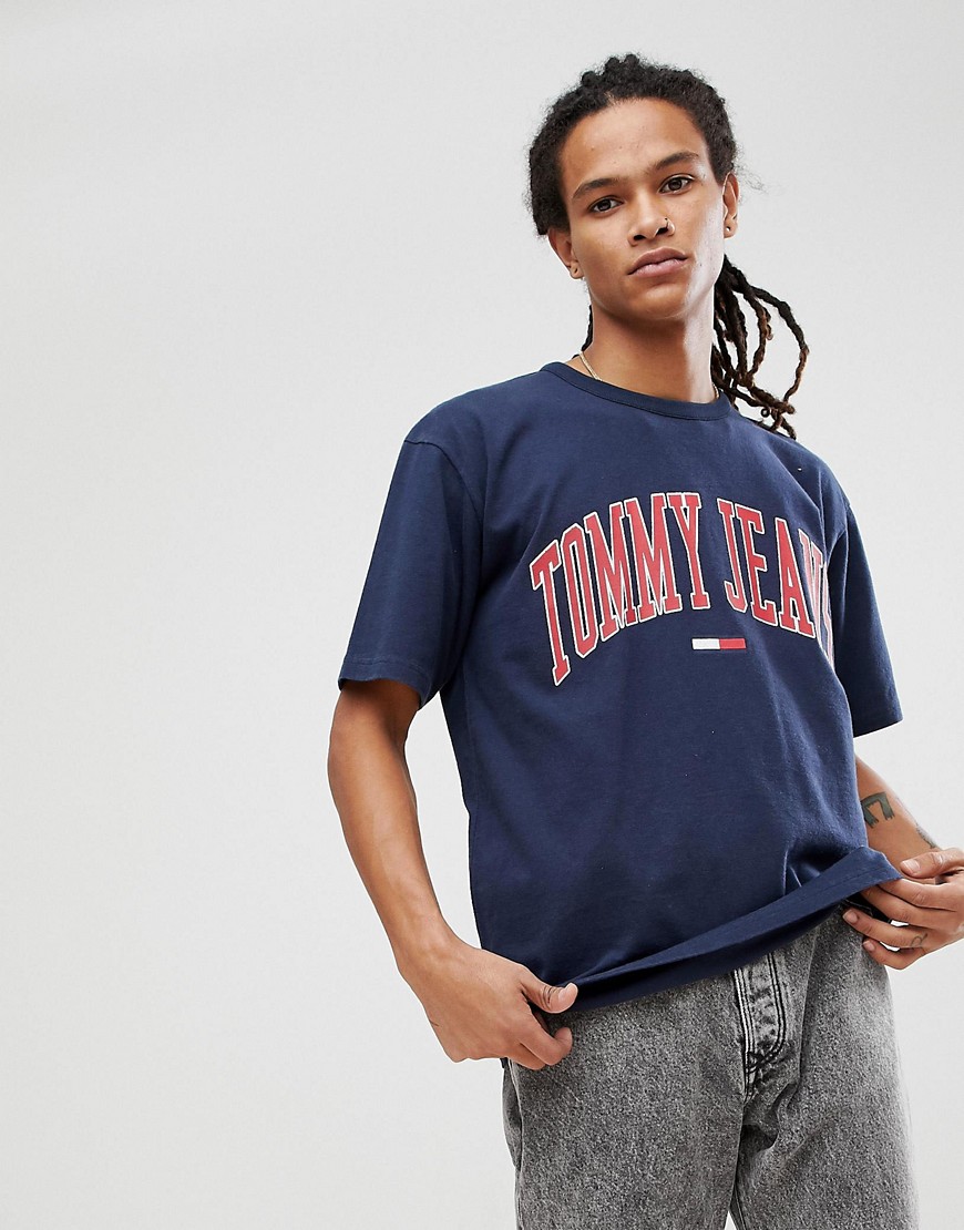 Tommy Jeans Collegiate Capsule T-Shirt in Navy