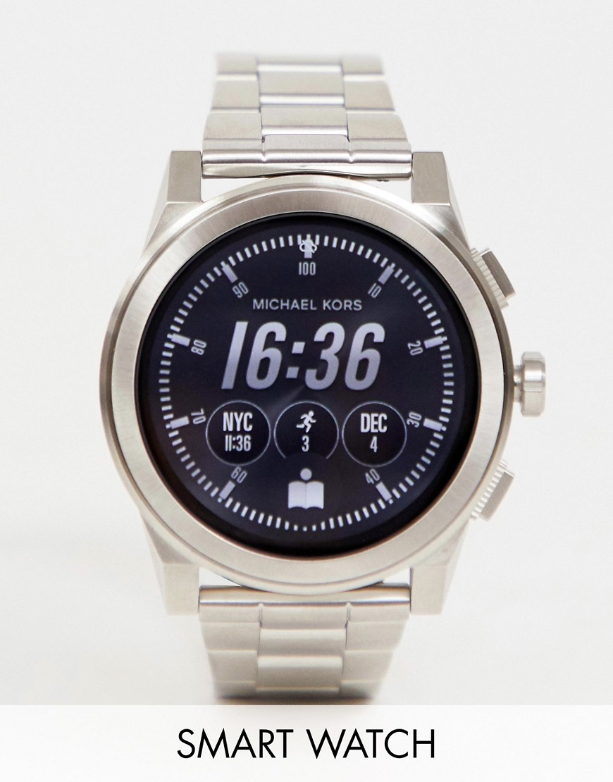 Michael Kors MKT5025 mens smart watch with navy dial