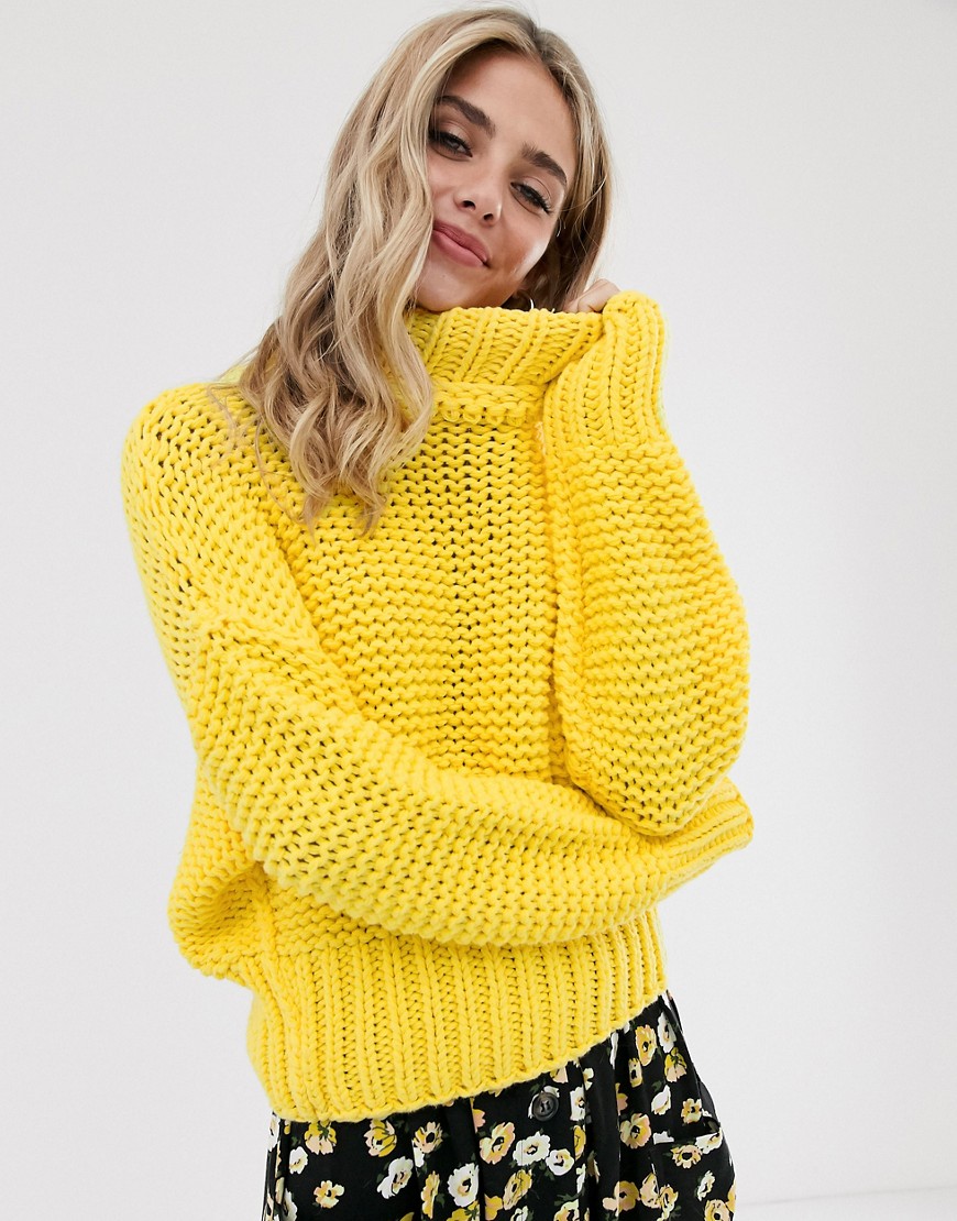 Free People my only sunshine chunky knit jumper