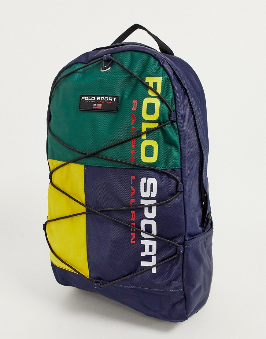 Polo Ralph Lauren polo sport backpack in multi logo