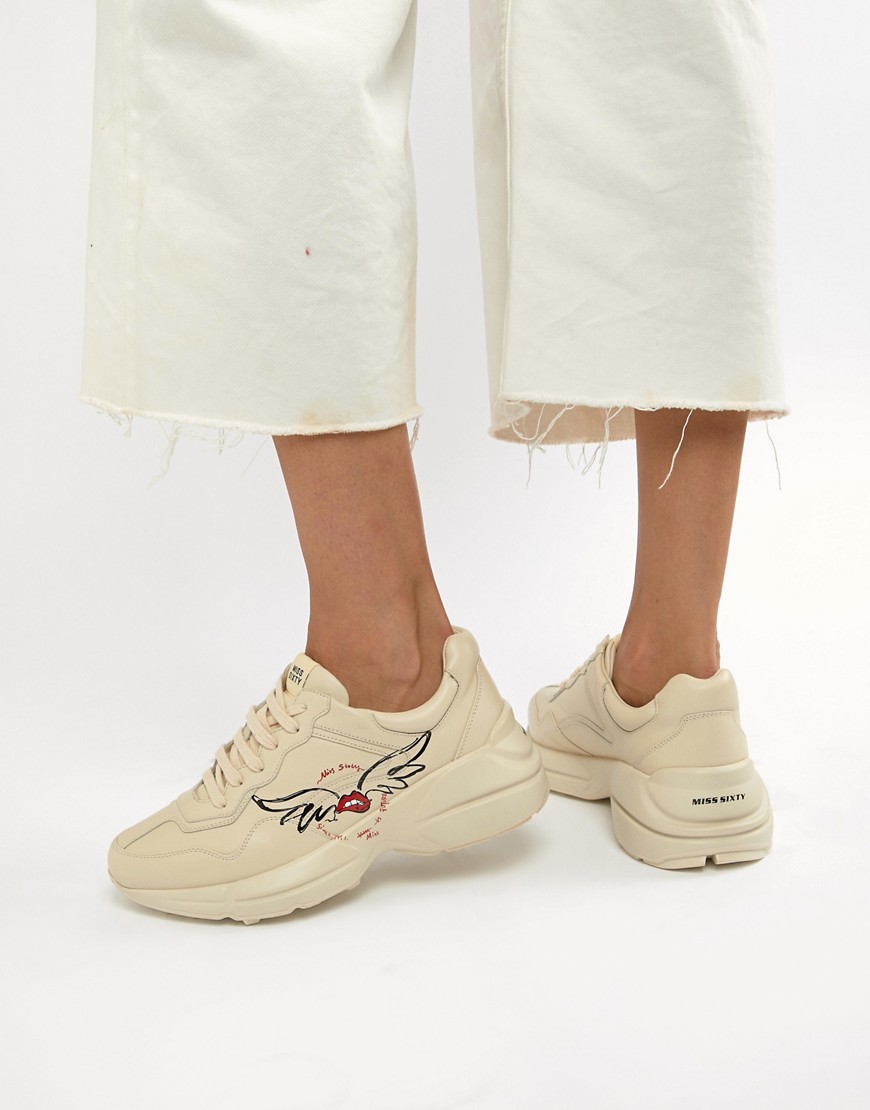 Miss Sixty chunky trainer - Beige