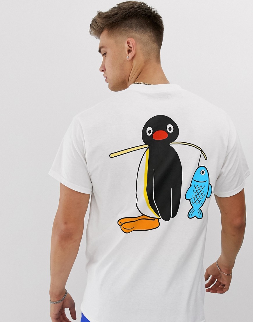 Pingu back print t-shirt
