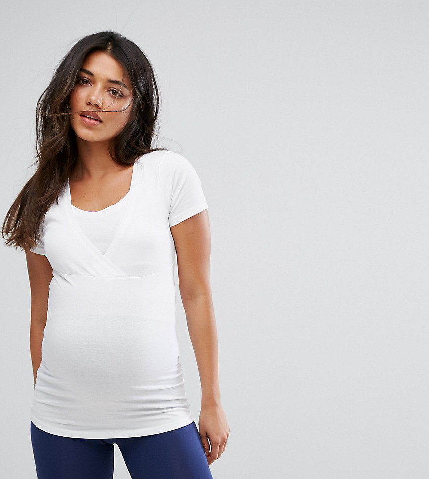 New Look Maternity Nursing T-Shirt - White