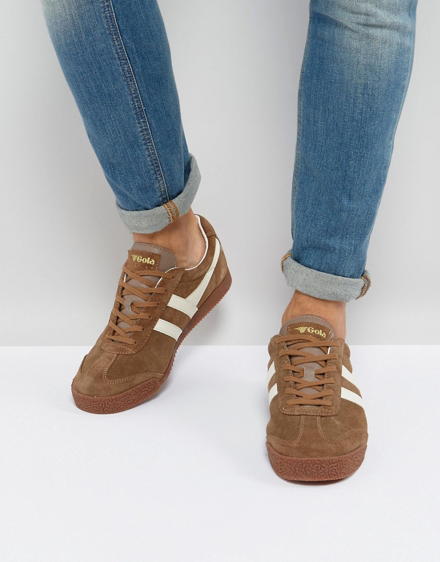 Gola Harrier Suede Trainers - Tan