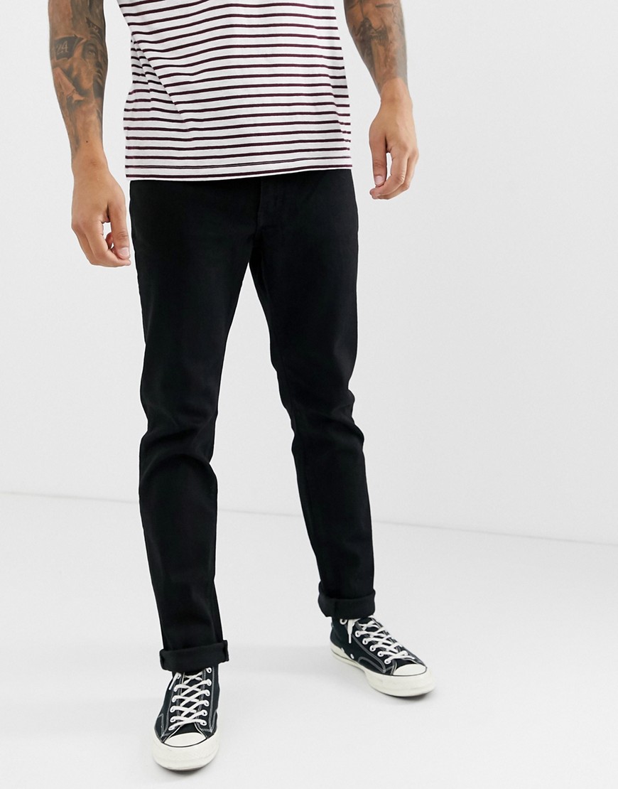 J.Crew Mercantile slim fit flex jeans in washed black