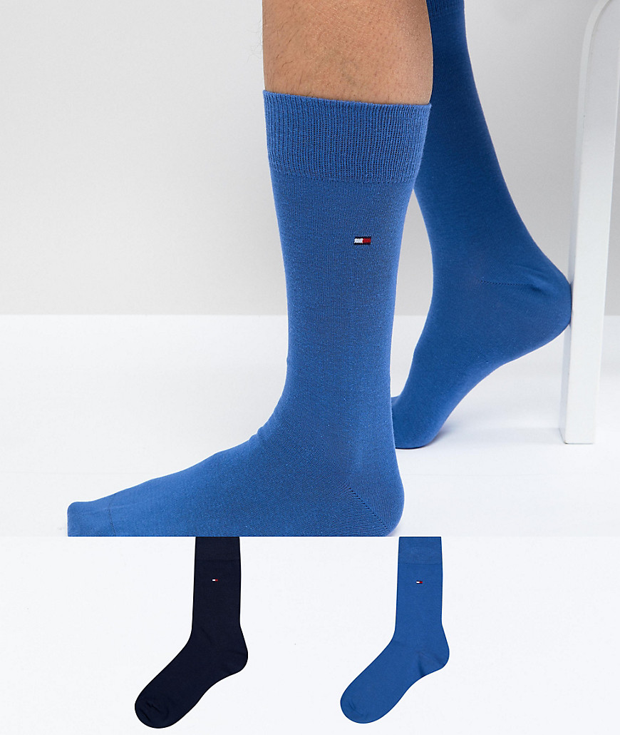 Tommy Hilfiger Classic 2 Pack Sock - Blue