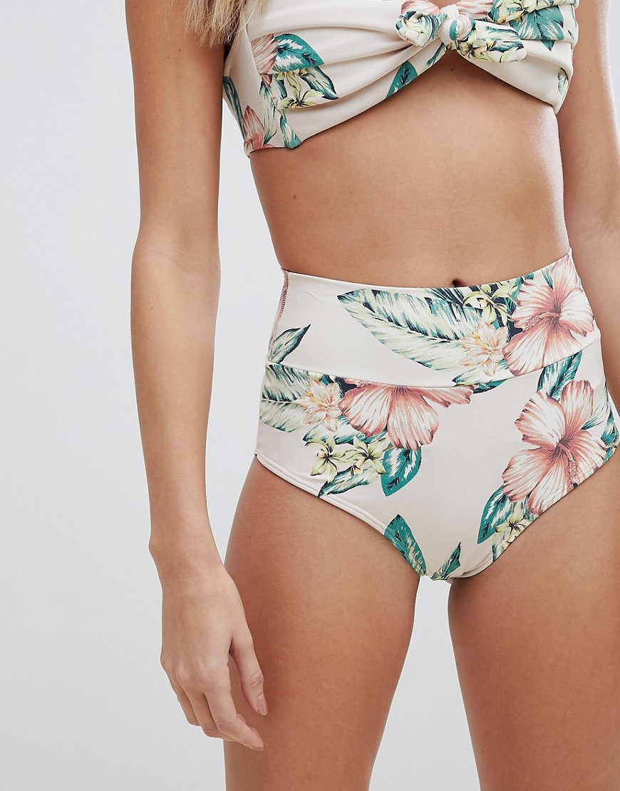 Montce High-Rise Bikini Bottom - Tommi floral