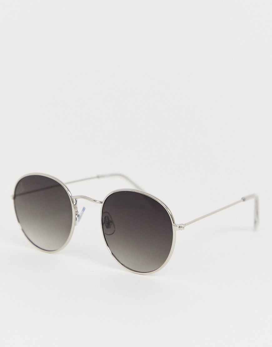 Jeepers Peepers round sunglasses in silver