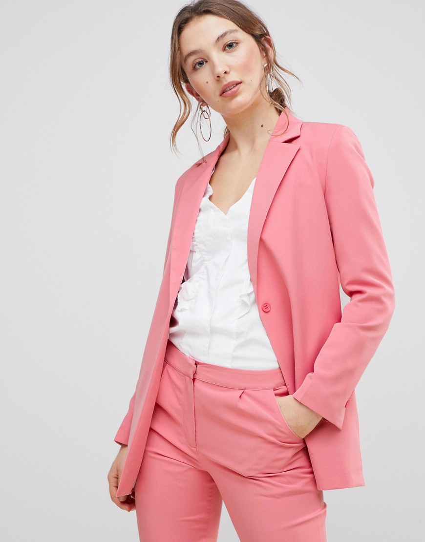 Unique 21 Boxy Blazer Co-Ord - Pink
