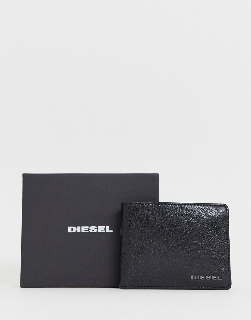 Diesel Billfold wallet in black leather