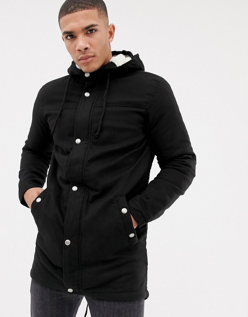Troy Parka Jacket with Borg Inner