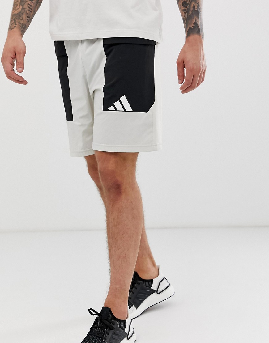 adidas performance pack short in grey