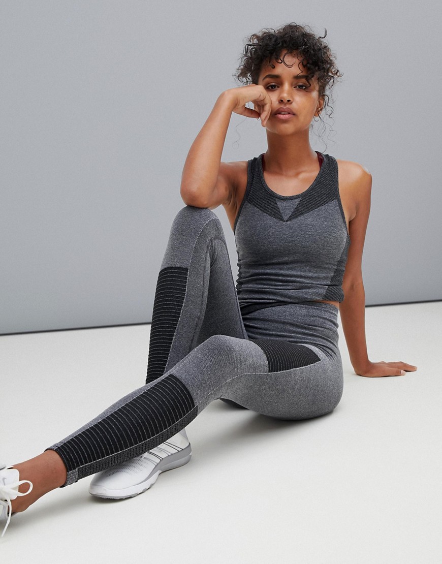 Only Play panelled seamless leggings - Grey