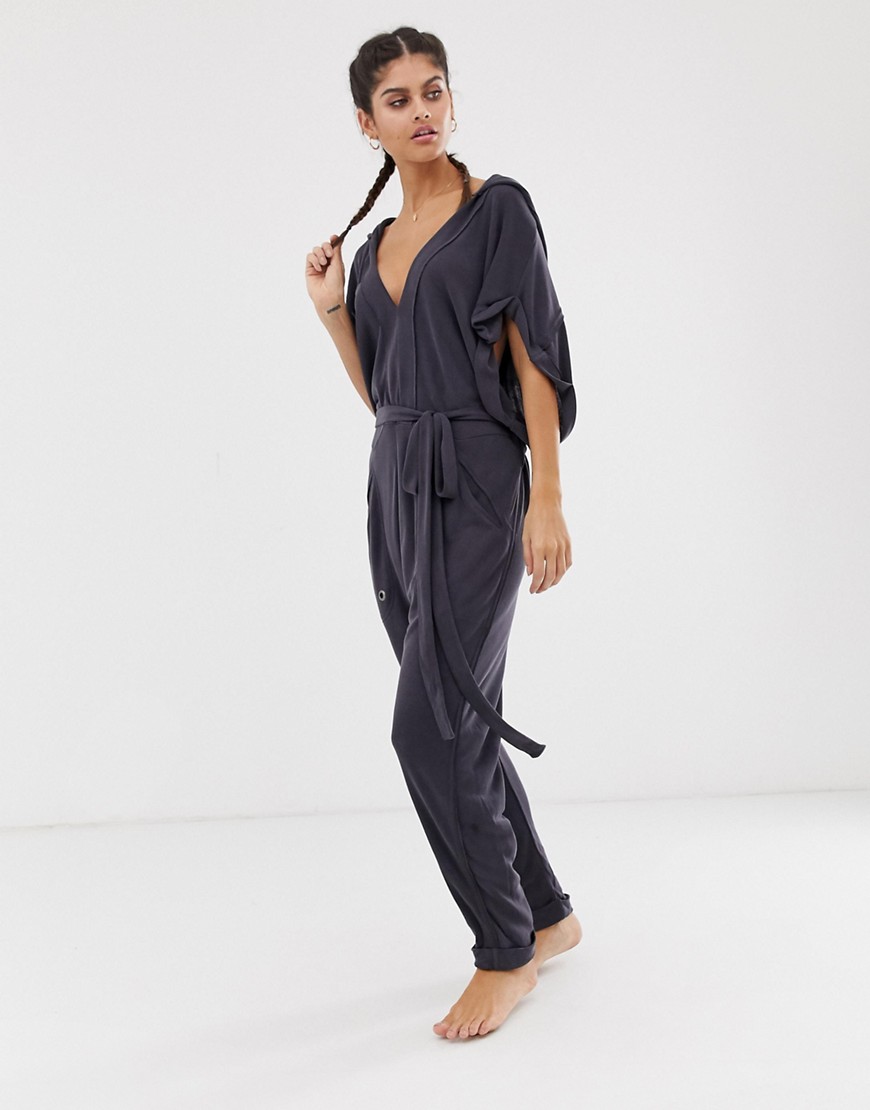Free People Movement Time Test hooded jumpsuit