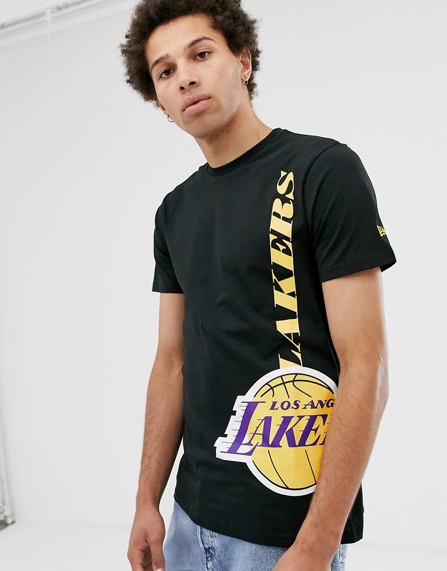 New Era NBA Los Angeles Lakers Team t-shirt in black