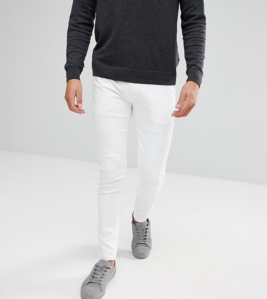 Облегающие брюки из эластичного хлопкового материала Noak - Белый 