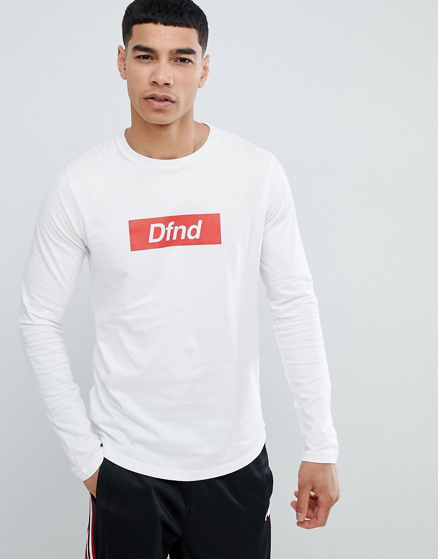 DFND Box Logo Long Sleeve Top