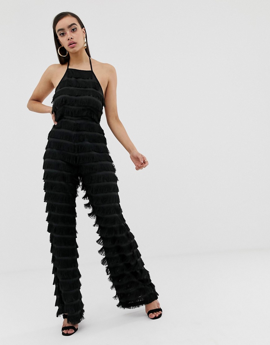 In The Style tassle haterneck jumpsuit