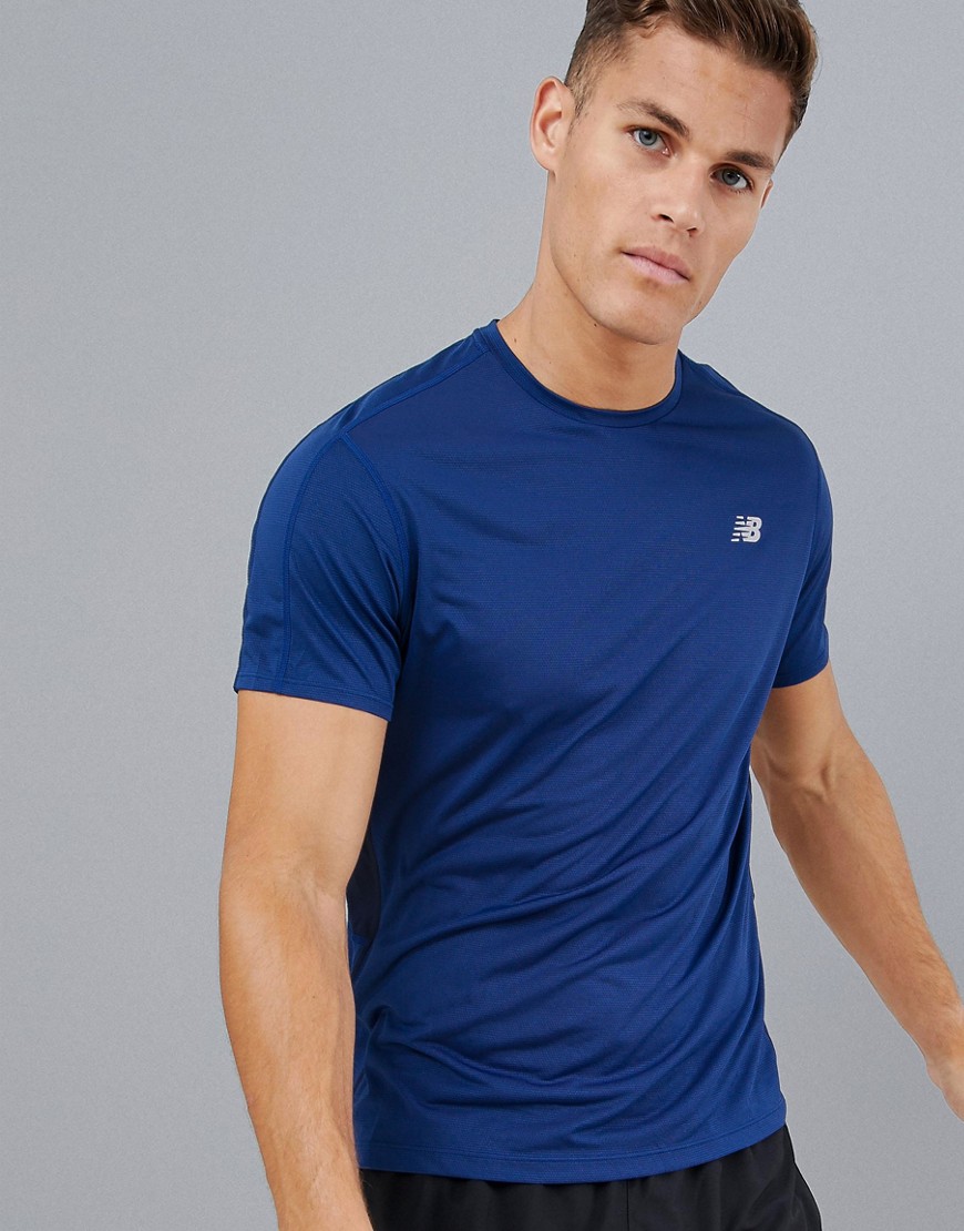 New Balance Running Accelerate t-shirt in blue