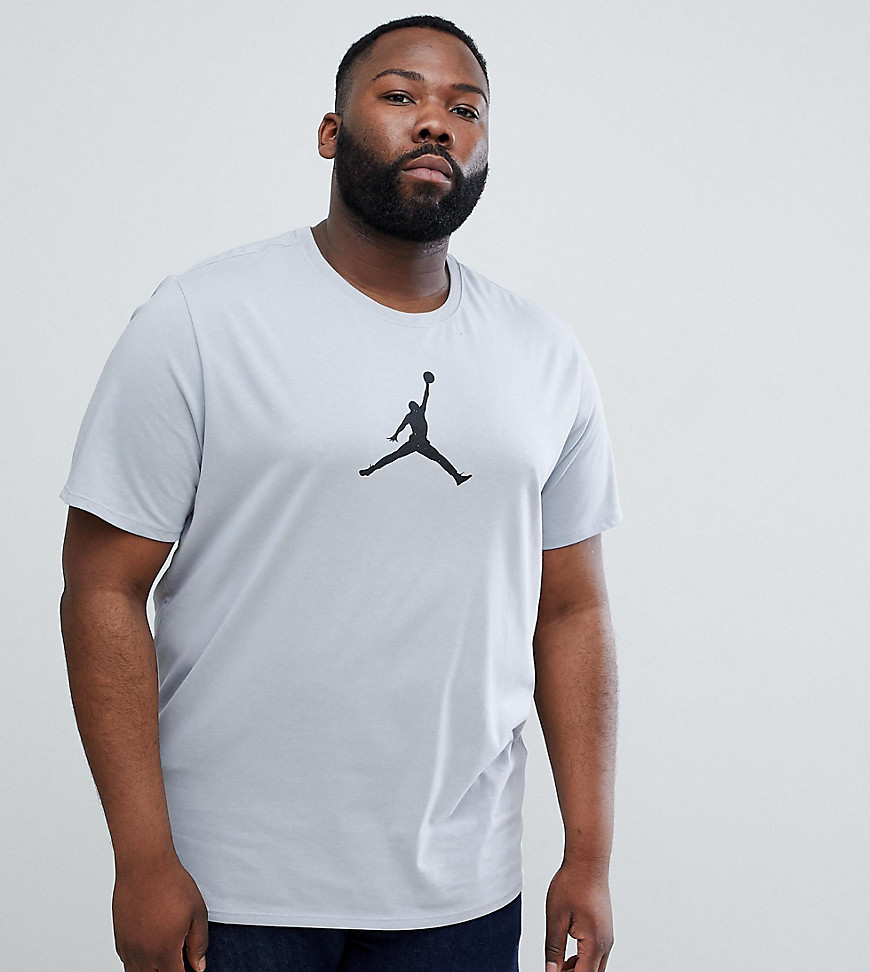 Nike Jordan PLUS T-Shirt With 23/7 Logo In Grey 925602-012 - Grey