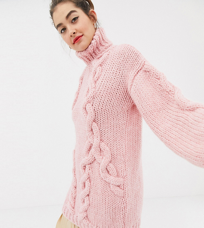 OneOn exclusive hand knitted cable jumper