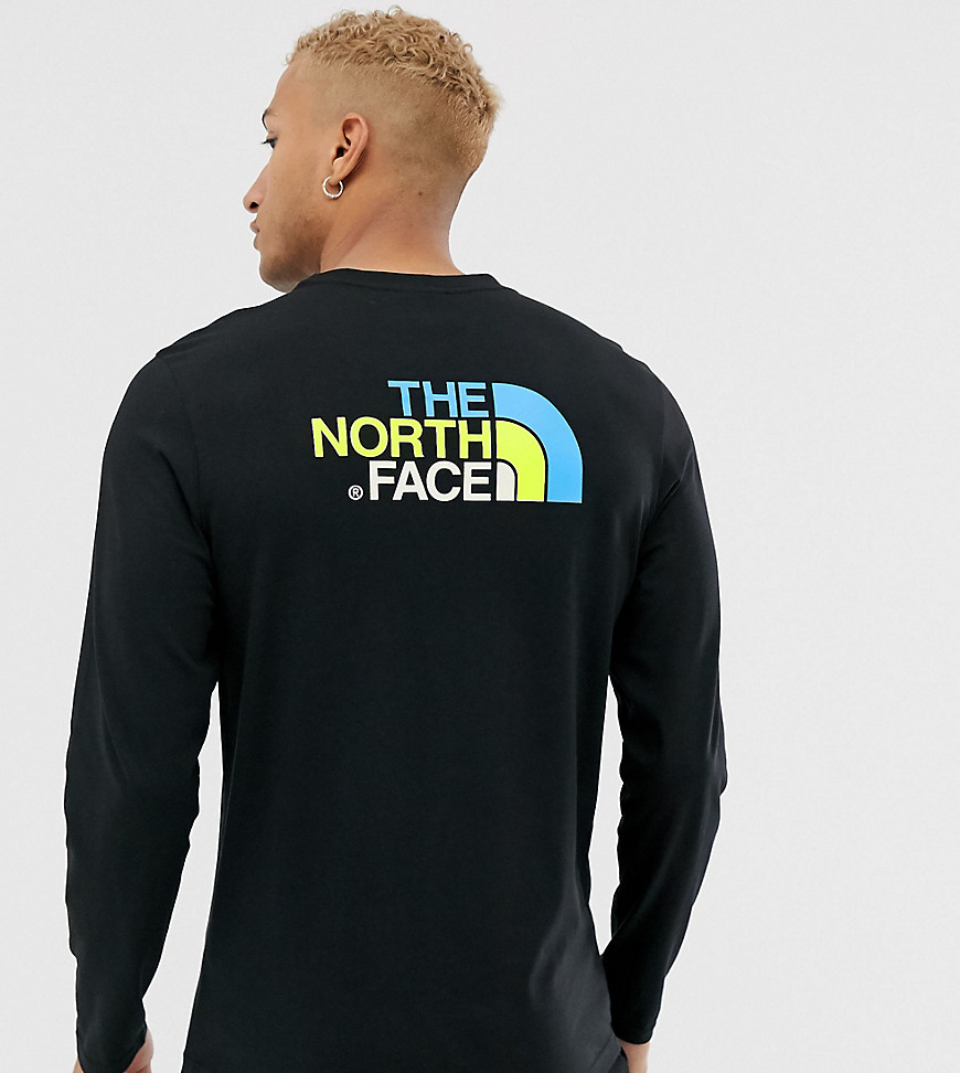 The North Face Easy long sleeve t-shirt in black Exclusive at ASOS