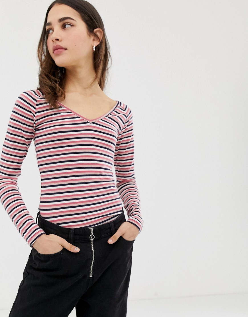 Only Fifi stripe long sleeved top