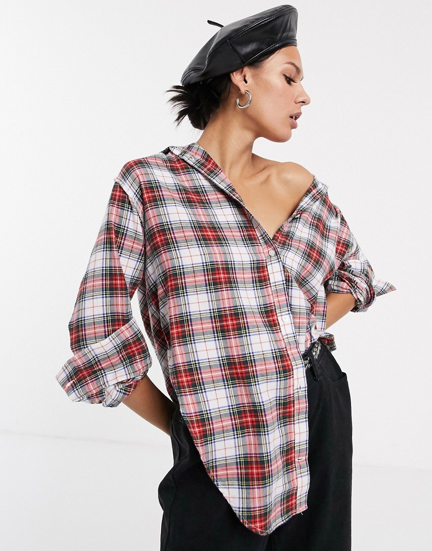 Cheap Monday Obscure oversized check shirt