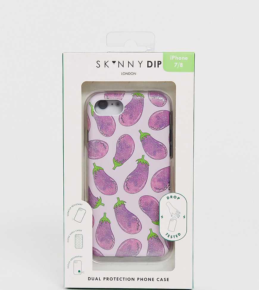 Skinnydip Exclusive protective aubergine iPhone case