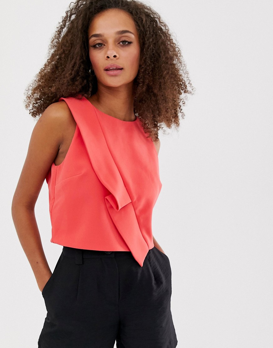 Oasis crop top with frill