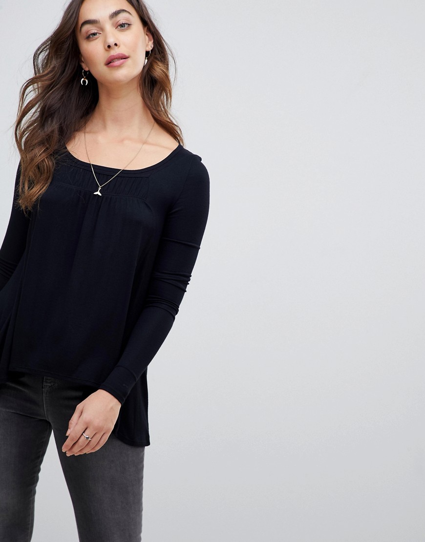 Free People Love valley long sleeve jersey top