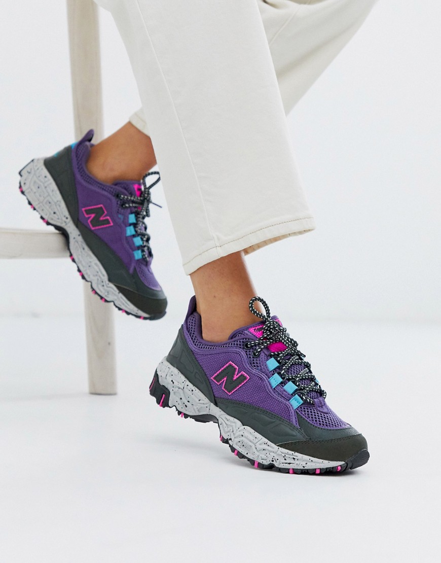 New Balance 801 trail trainers in purple