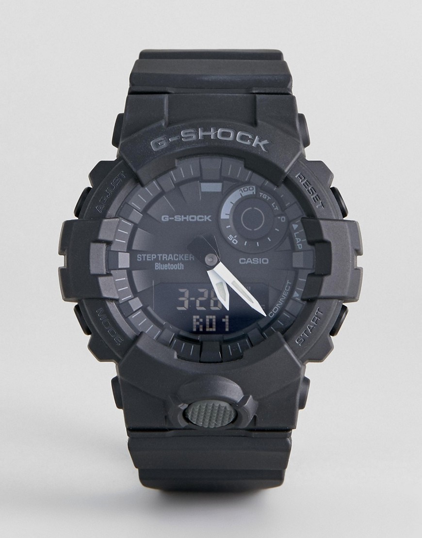 G-Shock GBA-800-1AER Digital Silicone Hybrid Smart Watch In Black