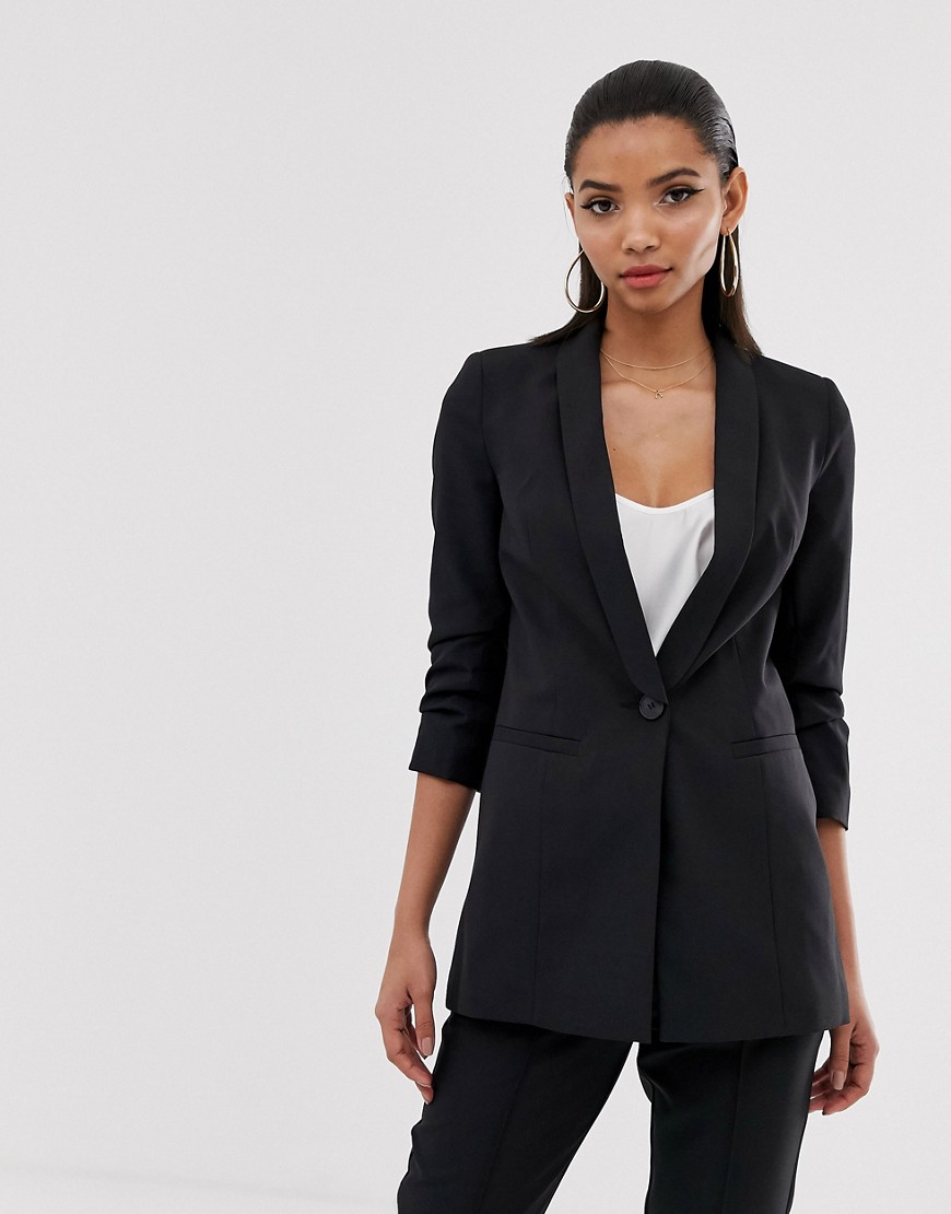 ASOS DESIGN mix & match suit blazer in black
