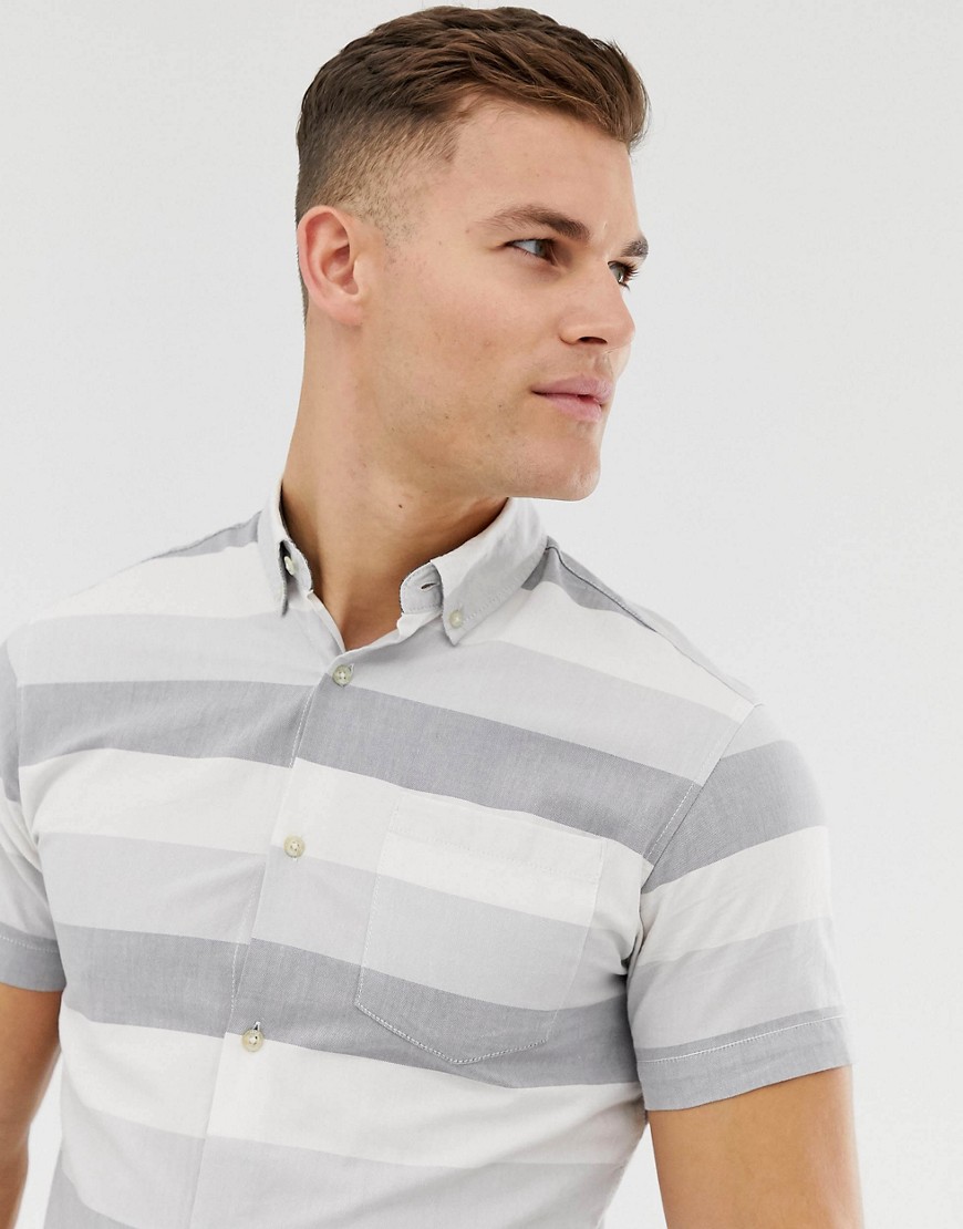 Jack & Jones Core regular fit shirt with stripe detail