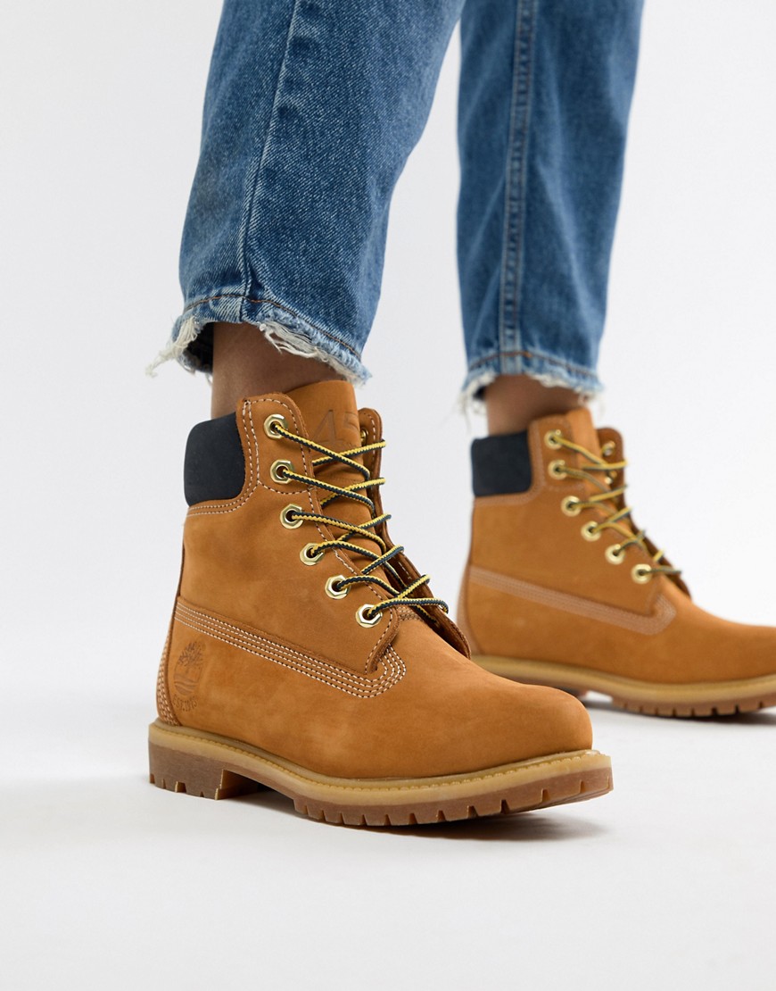 Timberland 45th Anniversary Premium Wheat Waterbuck Ankle Boots - Beige