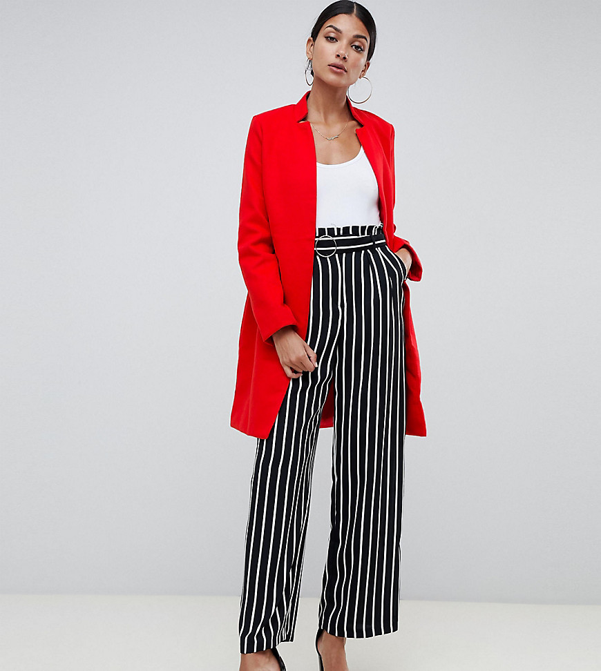 Missguided Tall formal coat in red
