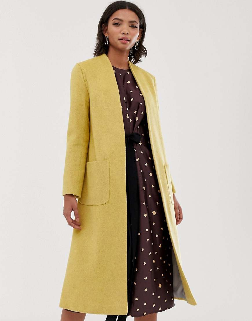 Helene Berman wool blend duster coat