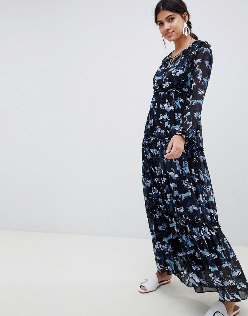 Suncoo floral printed maxi dress