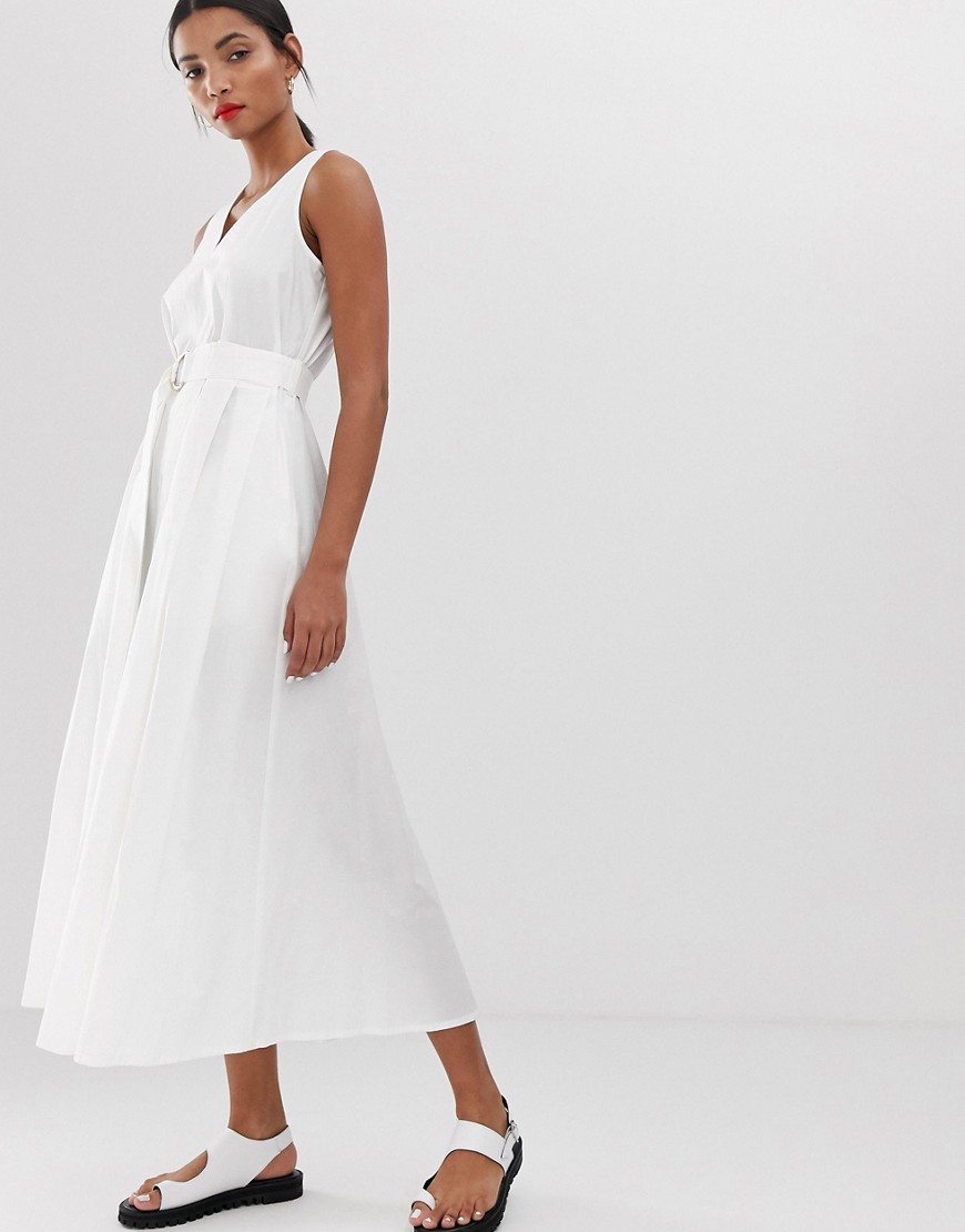 Max & Co midaxi dress with d-ring belt
